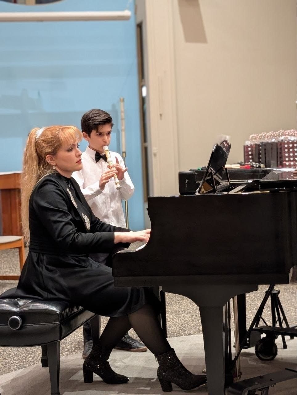 Practice in the studio